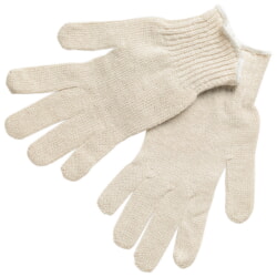 MCR Safety 9634 String Knit Work Gloves 7 Gauge Cotton/Polyester [12 Pack]
