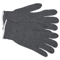 MCR Safety 9637 7 Gauge Gray Cotton/Polyester String Knit Work Gloves [12 Pack]