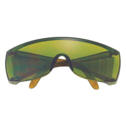 MCR Safety MCR98120 Over the Glass Green Lens Safety Glasses Filter 2 [12 Pack]