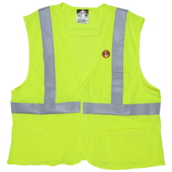 MCR Safety MCRFRMCL2ML FR Class 2 Mesh Modacrylic Safety Vest