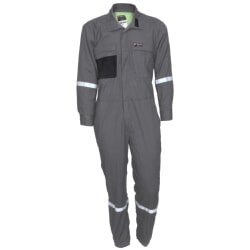 MCR Safety SBC1011 FR Coverall Long Sleeve Vented 5.5oz Cat 2 Gray