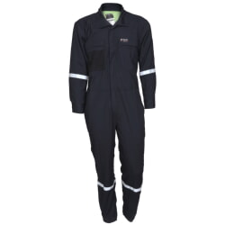 MCR Safety SBC1012 FR Vented Coverall, 5.5oz Navy CAT 2