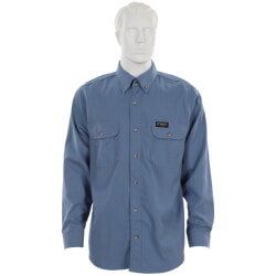 MCR Safety SBS1006 FR Cotton Long Sleeve And Vented Blue CAT 2