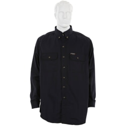 MCR Safety MCRSBS2002 Vented FR Cotton Long Sleeve Shirt Navy CAT 2