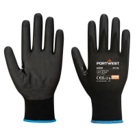 Portwest A355K8R NPR15 Nitrile Foam Touchscreen Glove Black [12 Pack]