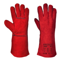 Portwest A500RER Welders Gauntlet Red