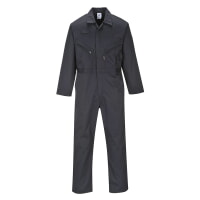 Portwest C813BKR Liverpool Zipper Coverall Black