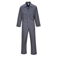 Portwest C813GGR Liverpool Zipper Coverall Gray