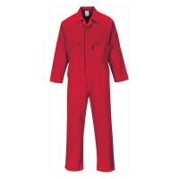 Portwest C813RER Liverpool Zipper Coverall Red