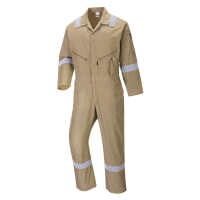 Portwest C814KHR Iona Cotton Coverall Khaki