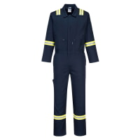 Portwest F129NAR Iona Xtra Cotton Coverall Navy