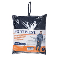 Portwest L440NAR Essentials Rainsuit (2 Piece Suit) Navy