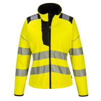 Portwest PW381YBR PW3 Hi-Vis Women's Softshell Hi Viz Green