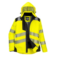Portwest PW382YBR PW3 Hi-Vis Women's Winter Jacket Hi Viz Green