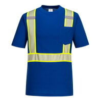 Portwest S396RBR Iona Plus Short Sleeve T-Shirt Blue