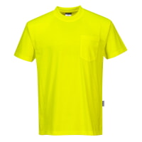 Portwest S577YER Non ANSI Cotton Blend T-Shirt Hi Viz Green