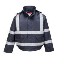 Portwest S783NAR Bizflame Rain FR Bomber Jacket Navy