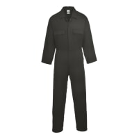Portwest S998BKR Work Cotton Coverall Black