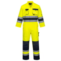 Portwest TX55YNR Nantes Hi-Vis Coverall Hi Viz Green