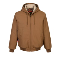 Portwest UFR48BRR DuraDuck Flame Quilt Lined Jacket Brown