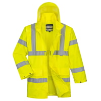 Portwest US160YER Hi-Vis Lite Traffic Jacket Hi Viz Green