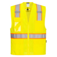 Portwest US394YER Fall Protection Vest Hi Viz Green