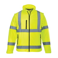 Portwest US428YER Hi-Vis Softshell Jacket (3L) Hi Viz Green