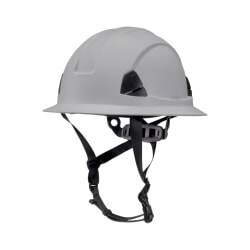 Radians RHF2-LIGHT GRAY Type II Class E Full Brim Safety Helmet