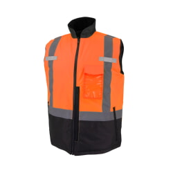 Radians SJV41B-Orange Class 2 Hi-Vis Reversible Insulated Vest