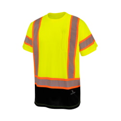 Radians ST42B-3-Green Class 3 Hi-Vis Short Sleeve Safety T-Shirt