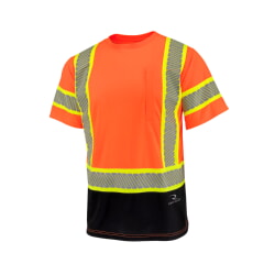 Radians ST42B-3-Orange Class 3 Hi-Vis Short Sleeve Safety T-Shirt