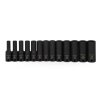 Williams JHW36924 Deep 12-Point Impact Socket Set 3/8" Drive 13 Piece METRIC