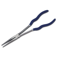 Williams PL-211C 11" Extra Long Reach Chain Nose Pliers, Straight Nose