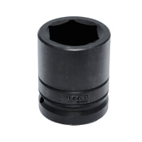 URREA 10021 1" Drive Black Standard Impact Socket 6 Point 1-5/16"