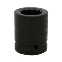 URREA 10030T 1" Drive Black Standard Impact Socket 12 Point 1-7/8"