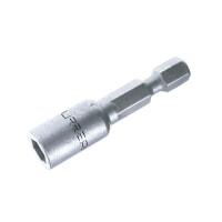 URR10536 1/4" Hex Drive Magnetic Power Nut Setter, Opening Size 3/8", Total Length 2-9/16"