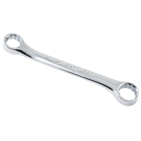 Urrea 1126 Chrome 15 Degree Box End Wrench 12 Point, SAE 1/2" x 9/16"