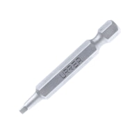 Urrea 13058 1/4" Hex Power Drive Square Bit, Tip Size #3, Total Length 1-15/16" Industrial Duty