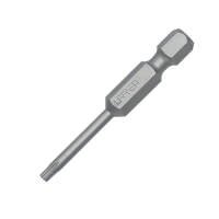 Urrea 16004 Industrial-Duty 1/4" Hex Power Drive Torx Bit, Tip Size T8, Total Length 1-15/16"
