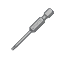 Urrea 16012 Industrial-Duty 1/4" Hex Power Drive Torx Bit, Tip Size T10, Total Length 1-15/16"