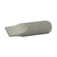 URR22020 Industrial-Duty 1/4" Hex Shank Drive Slotted Screwdriver Bit For Screw Size 14F-16R, Total Length 1"
