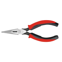 URREA 226GX Bimaterial Electrician Pliers Long Nose Side Cut 6-23/32" Long, Serrated Jaw