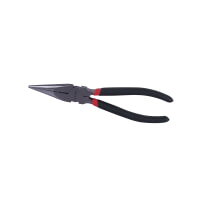 URREA 2292GI Electrician Pliers Long Nose Side Cut 8-9/16" Long, Half Rounded Serrated Jaw