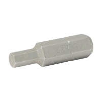 Urrea 24012 Industrial Duty 1/4" Hex Drive Screwdriver Hex Bit, Tip Size 1/8", Total Length 1-1/4"