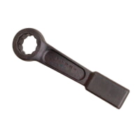 Urrea 27115SWM Black Industrial Flat Box End Striking Wrench 12 Point 115 mm
