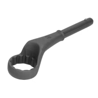 URREA 2760MHL Metric High-Leverage Offset Box-End Wrench Size 60mm Black Finish 12-Point