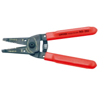 URREA 293 Wire Stripping Pliers, High Leverage Front Stripper/Cutter 6" Long