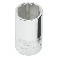 Surtek 4410M 1/4" Drive Standard 6-Point Metric Socket 10mm