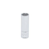 URREA 4716L 1/4" Drive Chrome Deep Socket 6 Point 1/2"