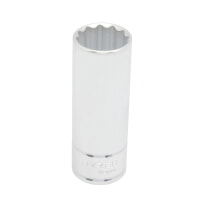 URREA 5316M 1/2" Drive Chrome Deep Socket 12 Point 16 mm